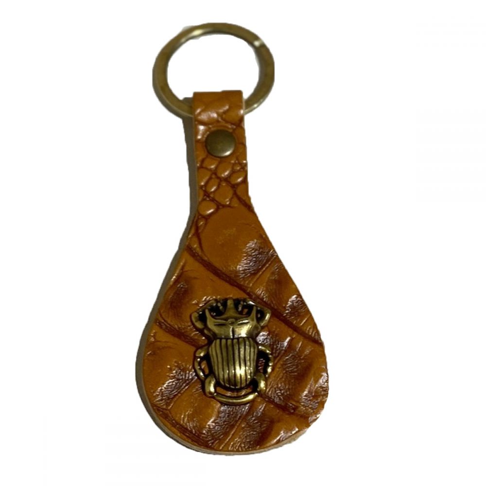 YOLETE Porte Clé Cuir Caïman Yolette