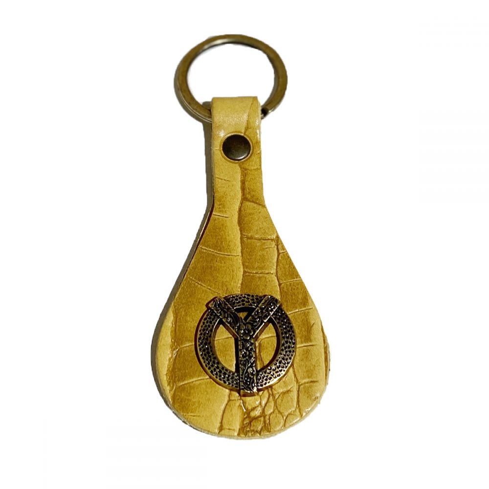 YOLETE Porte Clé Cuir Caïman Yolette
