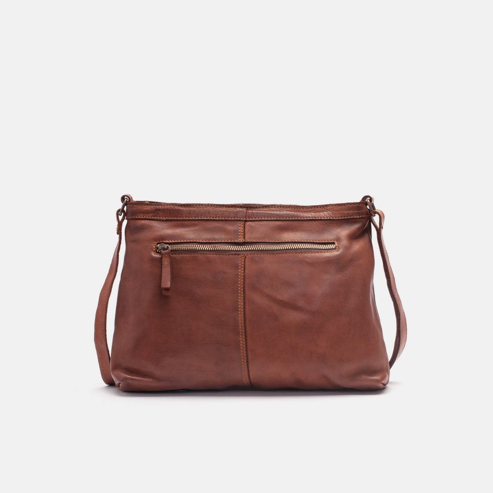 BIBA Sac en Cuir à Bandoulière Boston BIBA