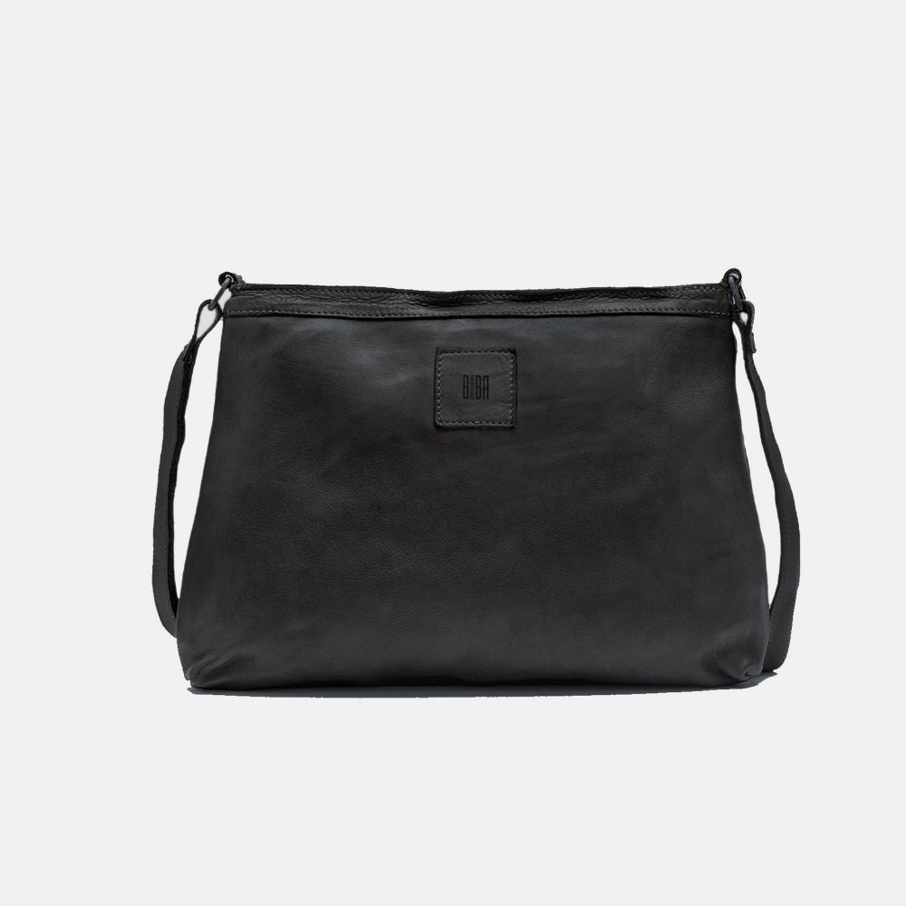 BIBA Sac en Cuir à Bandoulière Boston BIBA