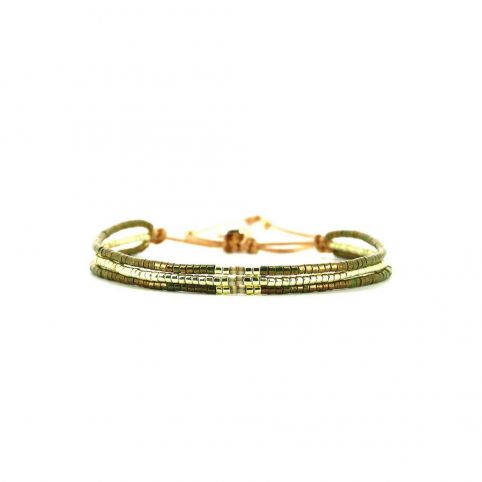 Bracelet Hoo my Lovely Green BELLE MAIS PAS QUE