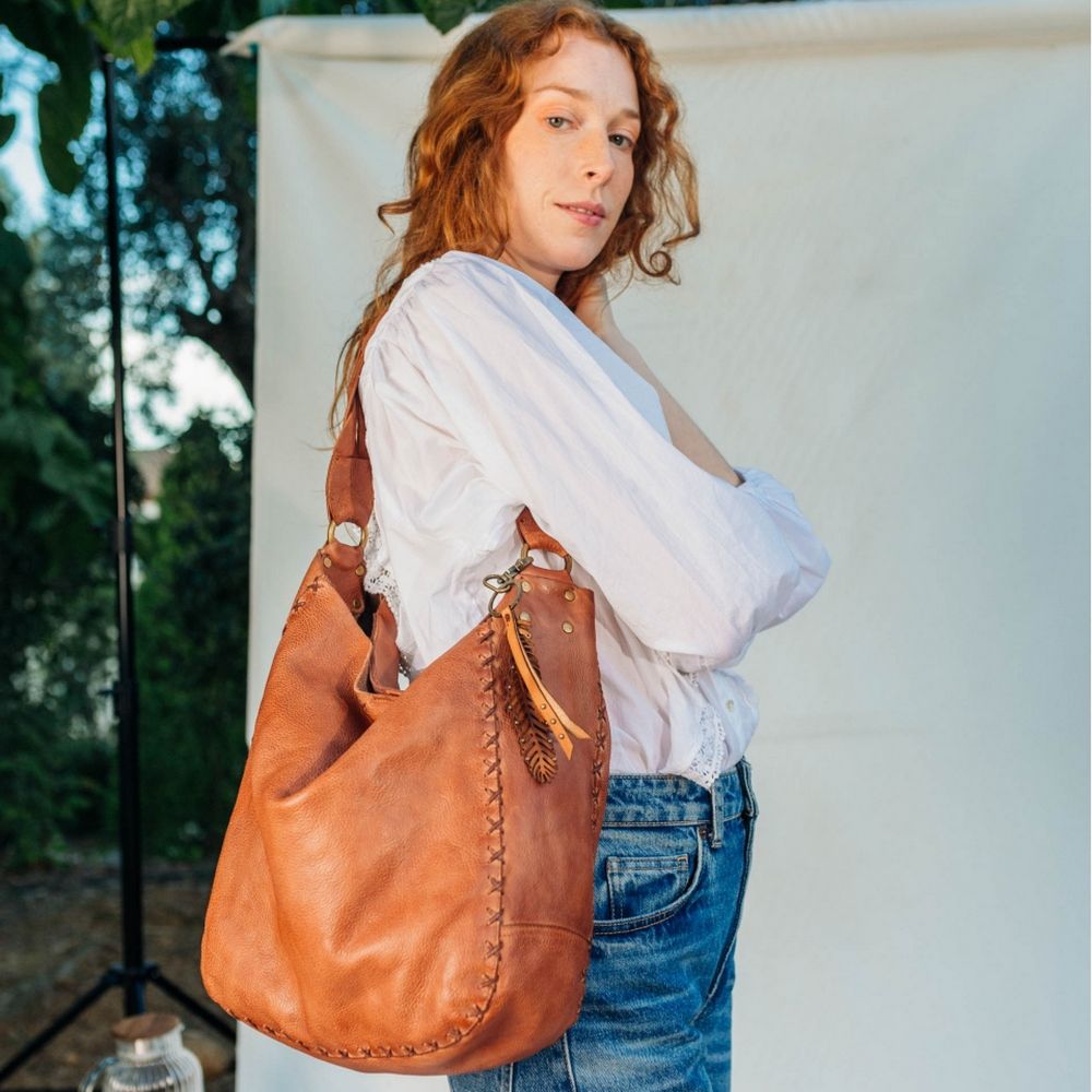 BIBA Sac Cuir à Bandoulière BURWOOD BIBA