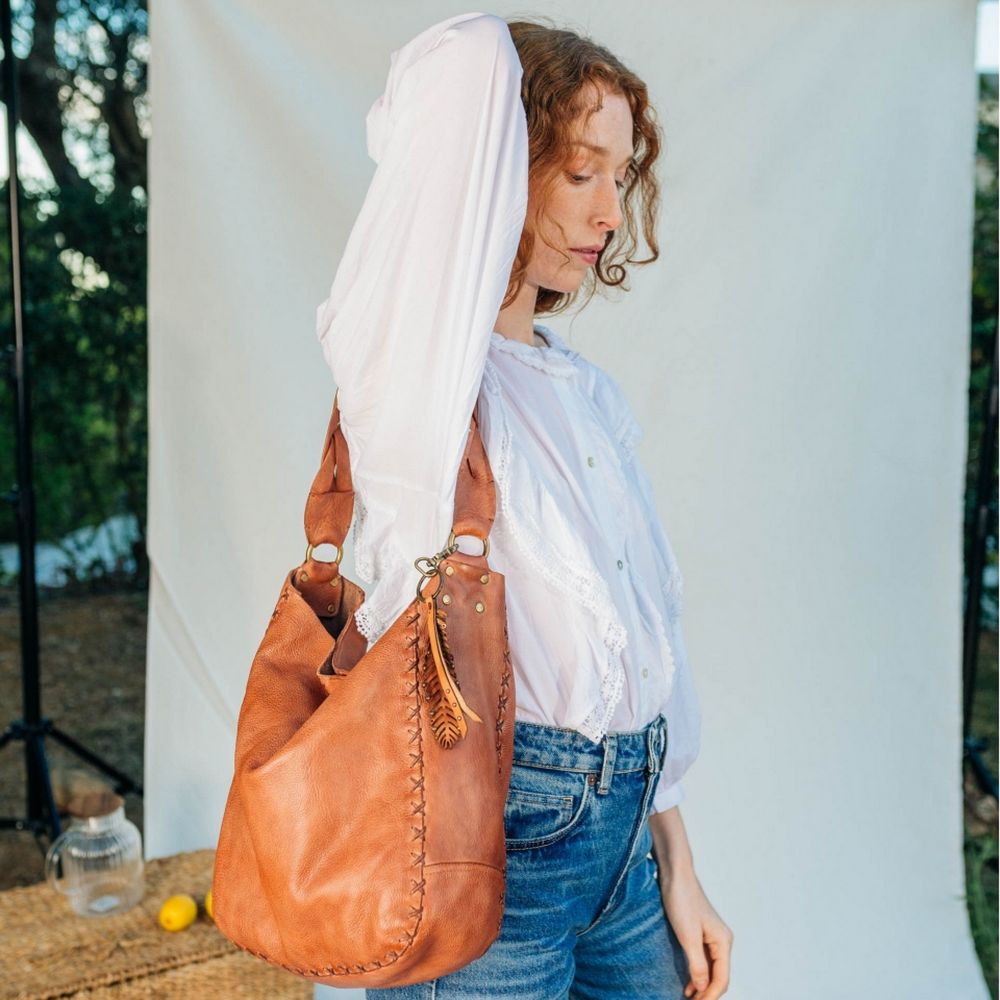 BIBA Sac Cuir à Bandoulière BURWOOD BIBA