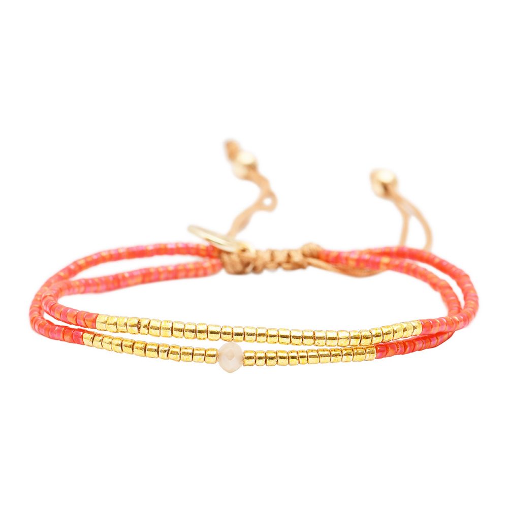 BELLE MAIS PAS QUE Bracelet CRUCH CORAIL BELLE MAIS PAS QUE