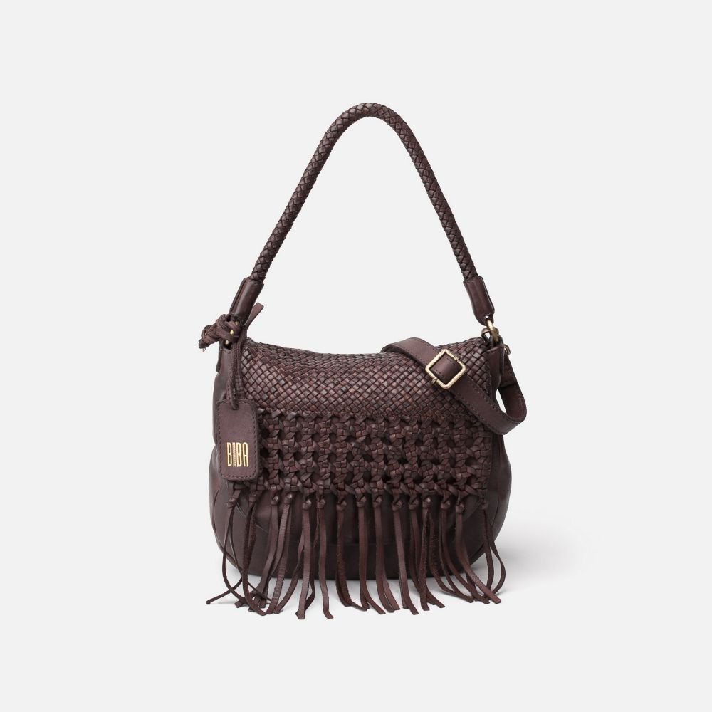 BIBA Sac Cuir à Franges VALLEY BIBA