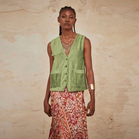 Gilet à Poches Sans Manches NEKANE