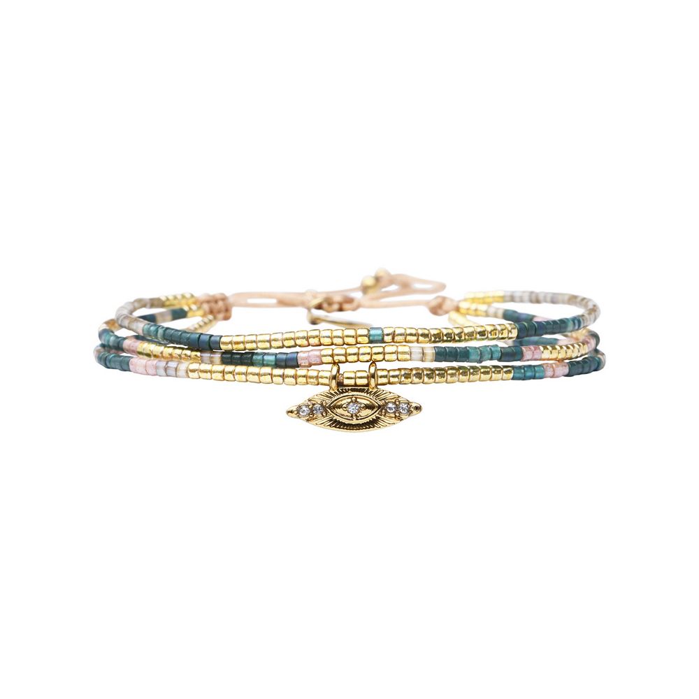 BELLE MAIS PAS QUE Bracelet THE CHIC IS GREEN BELLE MAIS PAS QUE