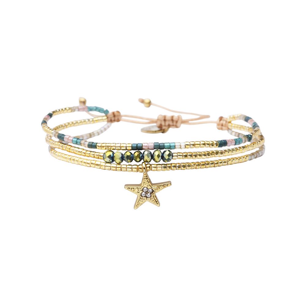 BELLE MAIS PAS QUE Bracelet THE CHIC IS GREEN BELLE MAIS PAS QUE