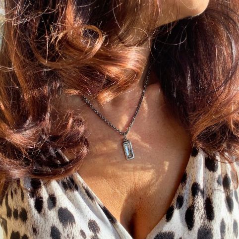 Collier SHINY Argenté IGUAN