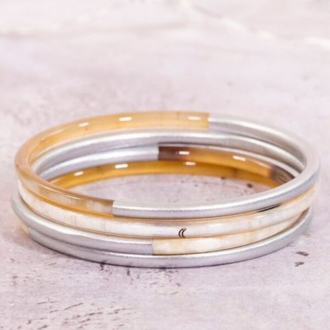 Bracelet Corne Fin Argent