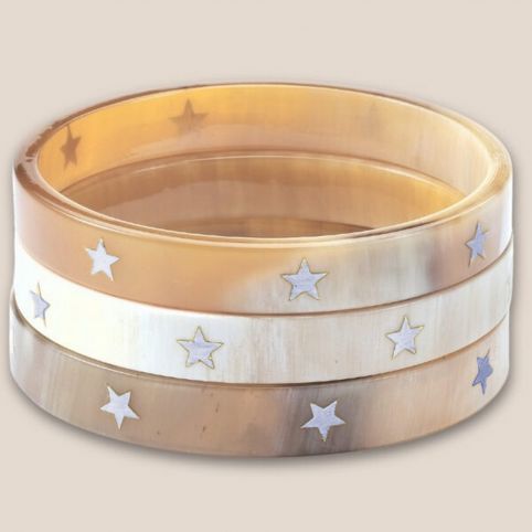 Bracelet Corne Etoile Argent