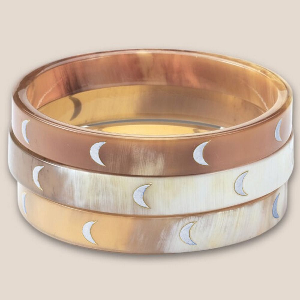 JOLIE JULIE Bracelet Corne Lune Argent