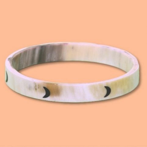 Bracelet Corne Lune Noir