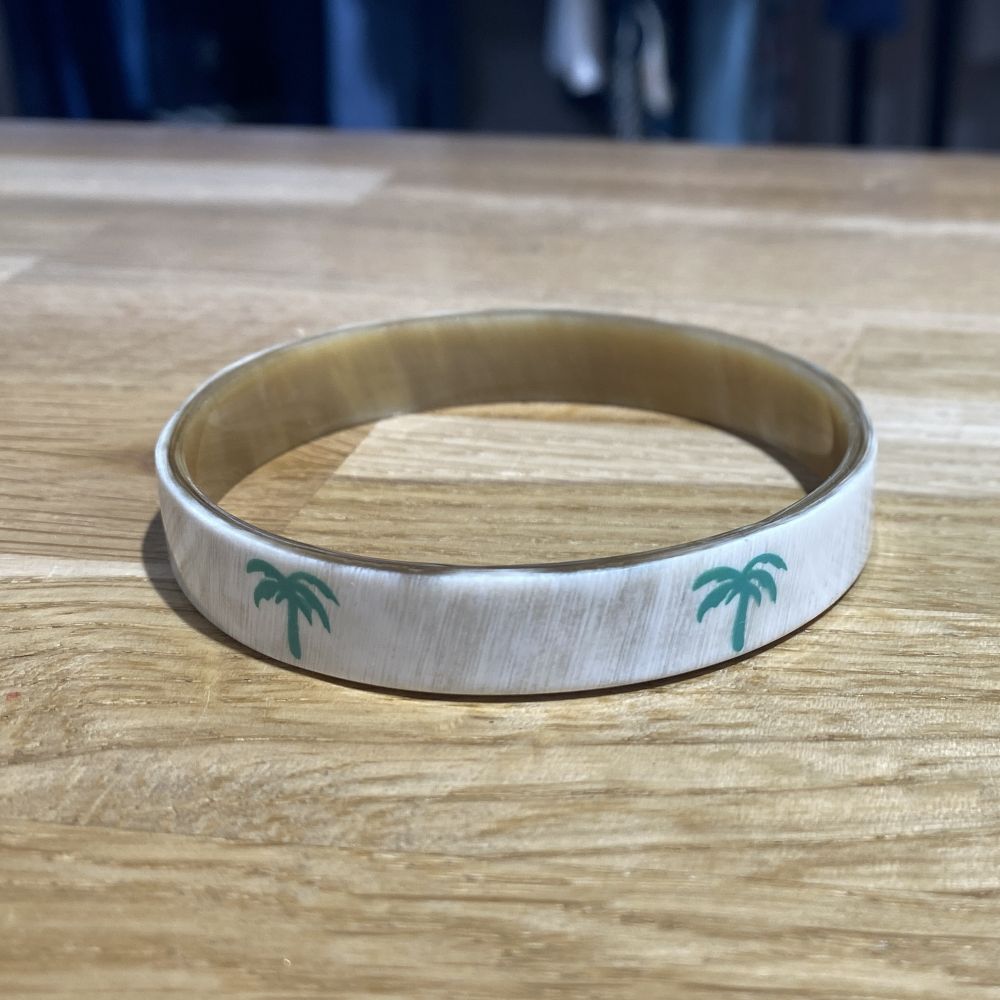 JOLIE JULIE Bracelet Corne Palmier Vert