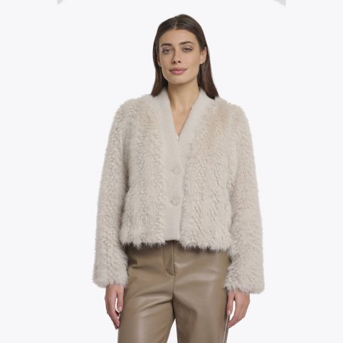 Veste en fausse Fourrure CHAIMAE RINNO PELLE