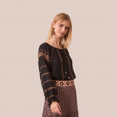 Blouse Brodée NEKANE