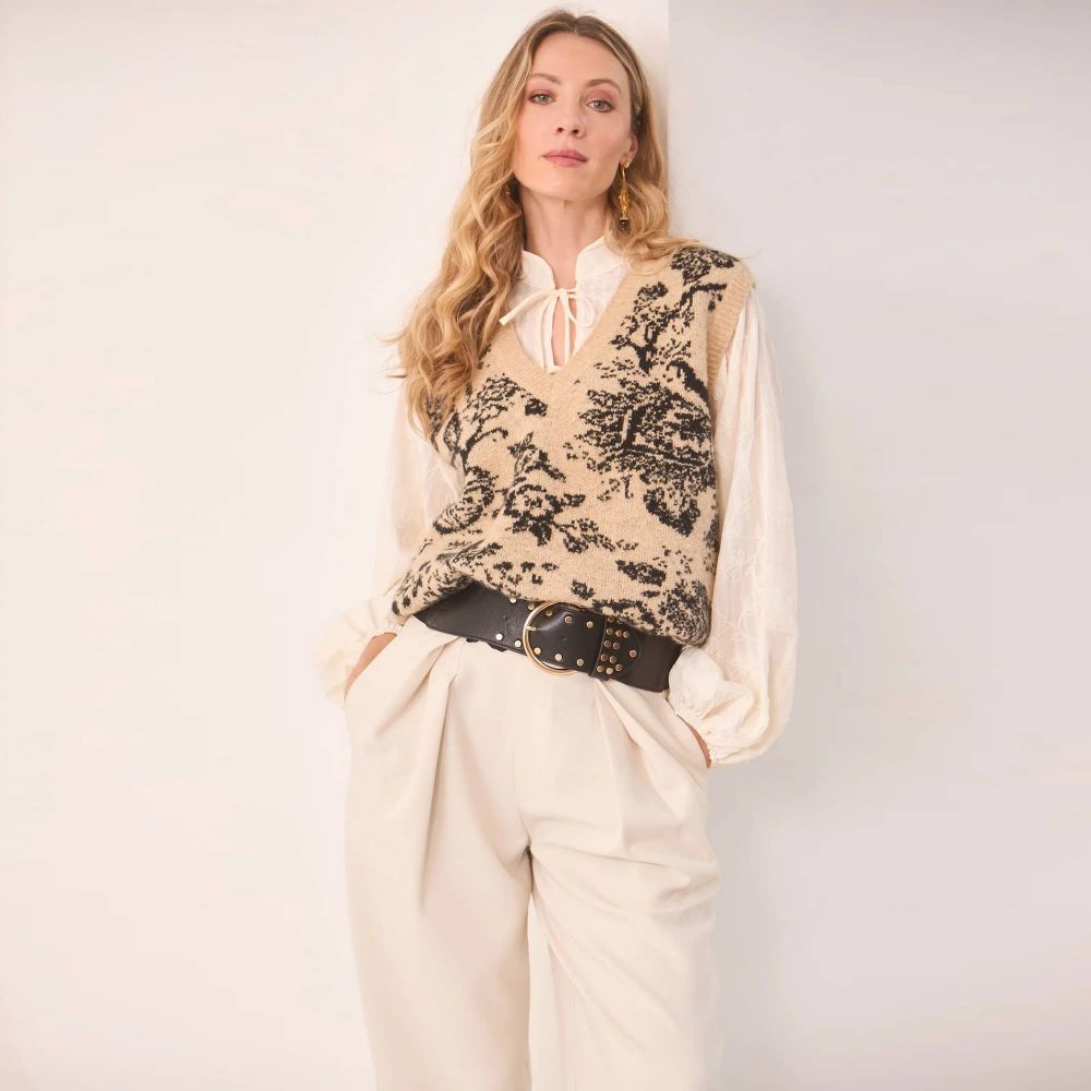 NEKANE Gilet Maille Jacquard NEKANE