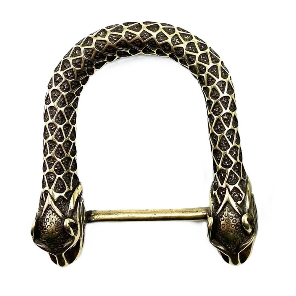 YOLETE copy ofCeinture Cuir Caiman Cognac avec Boucle YOLETTE 