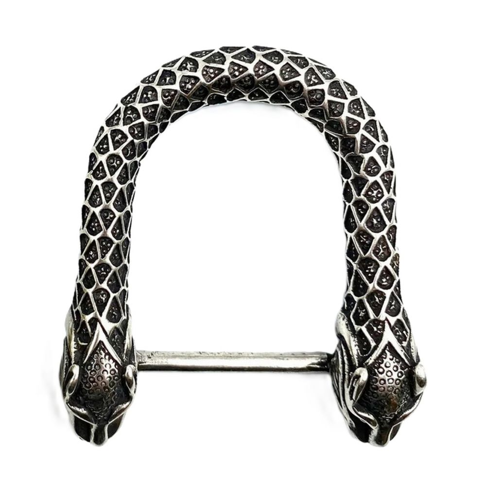 YOLETE Ceinture Cuir Caiman Cognac avec Boucle YOLETTE 