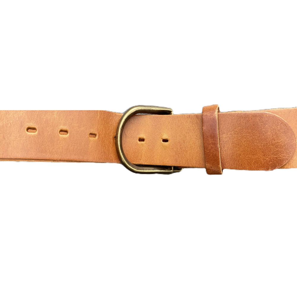 YOLETE Ceinture Cuir Preto Camel avec Boucle YOLETTE