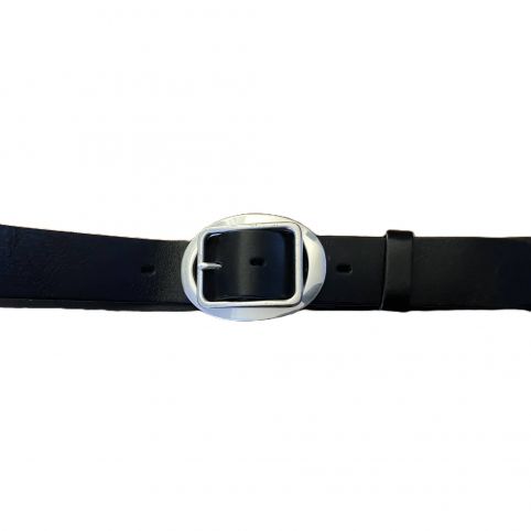 Ceinture Cuir Preto Noir avec Boucle YOLETTE