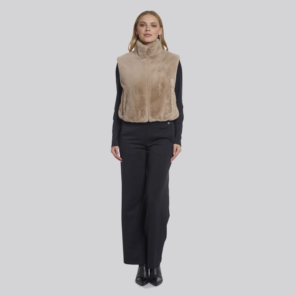 RINO PELLE Gilet Zippé NIKKI RINO PELLE