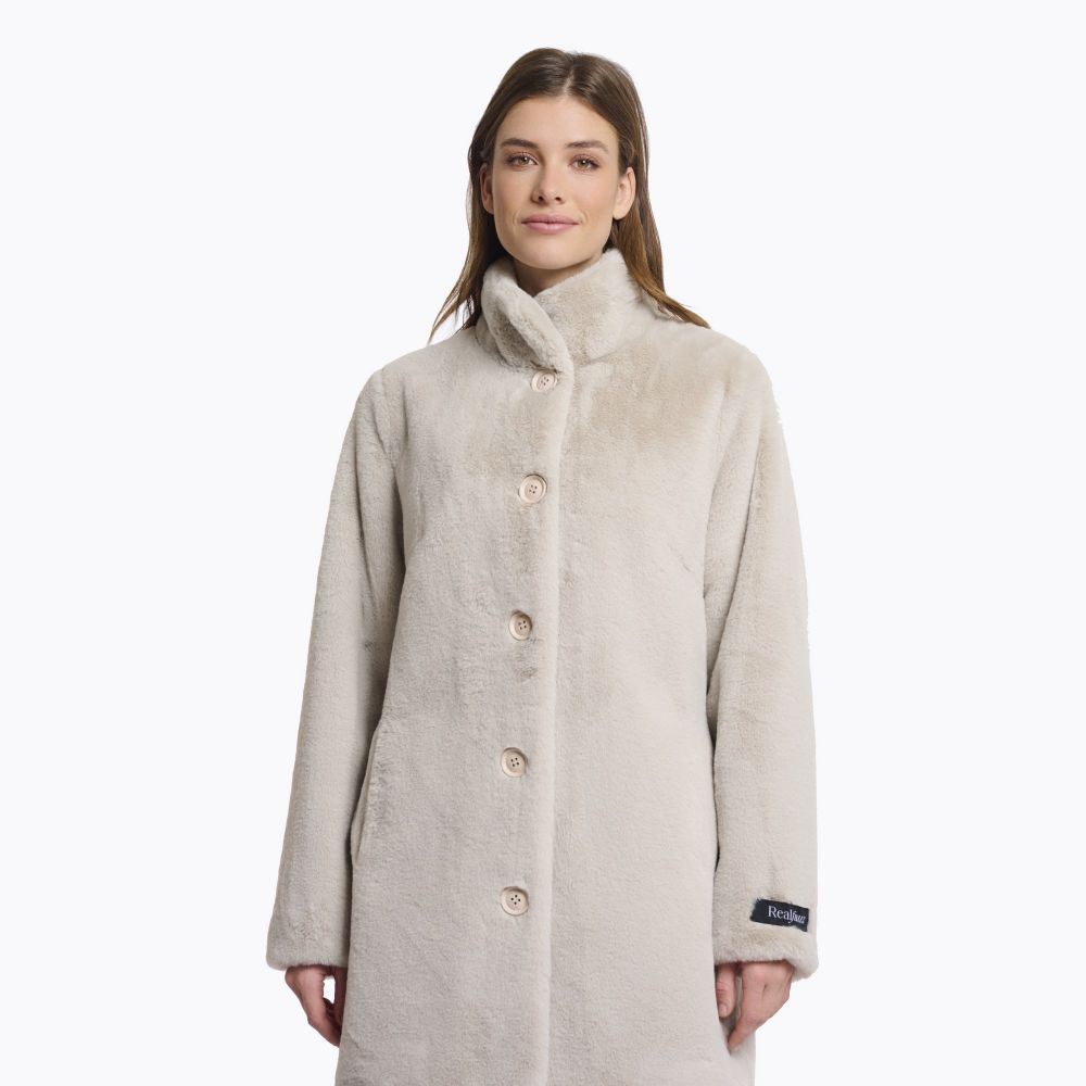 RINO PELLE Manteau Fausse Fourrure NONNA RINO PELLE