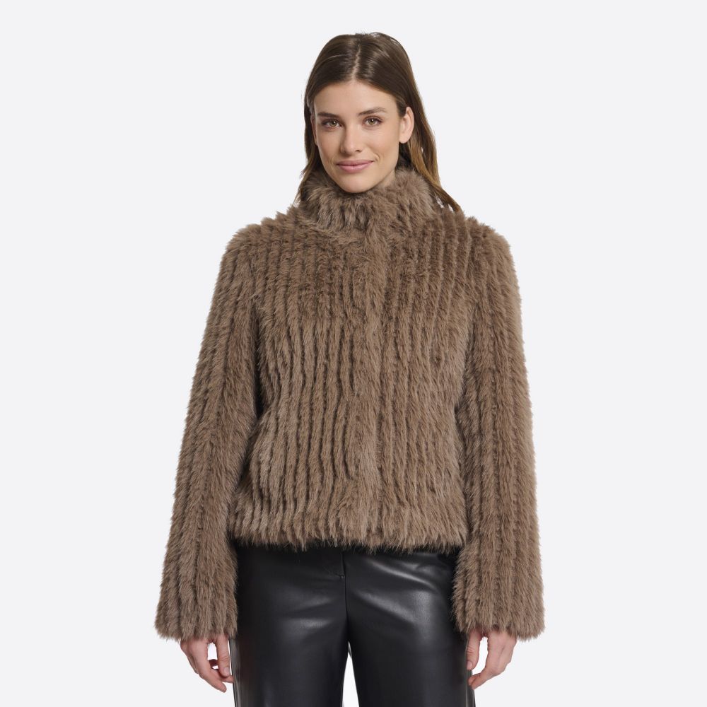RINO PELLE Veste Courte Fausse Fourrure FAITH RINO PELLE