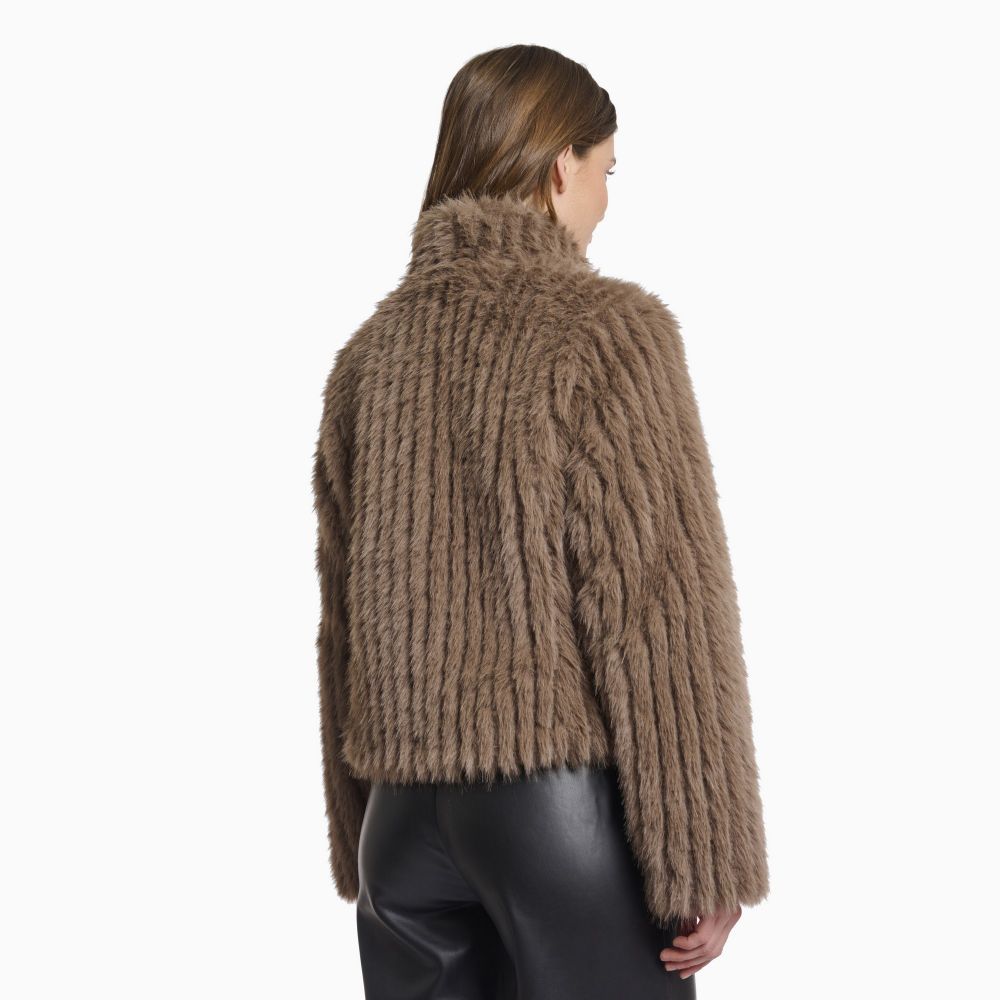 RINO PELLE Veste Courte Fausse Fourrure FAITH RINO PELLE