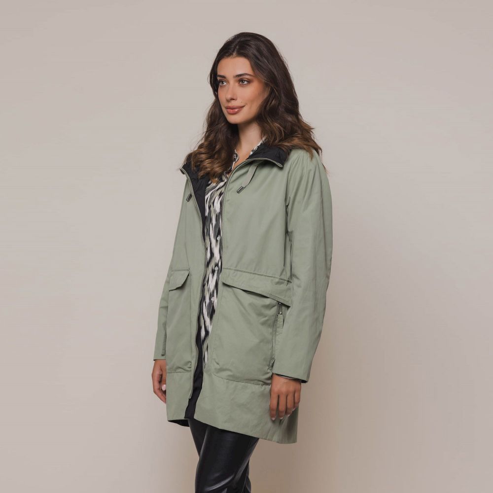 RINO PELLE Parka MAXIMERéversible Rino & Pelle