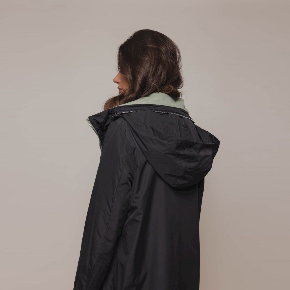 RINO PELLE Parka MAXIMERéversible Rino & Pelle