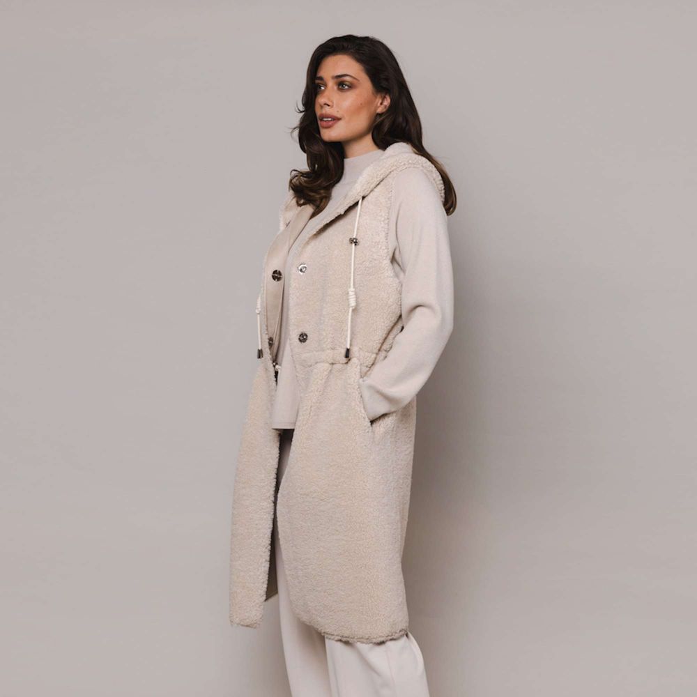 RINO PELLE Gilet Long Réversible JINGRino & Pelle