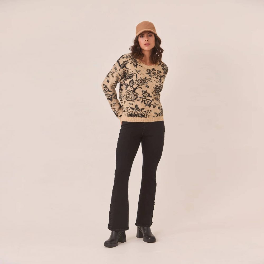 NEKANE Pull Maille Jacquard NEKANE
