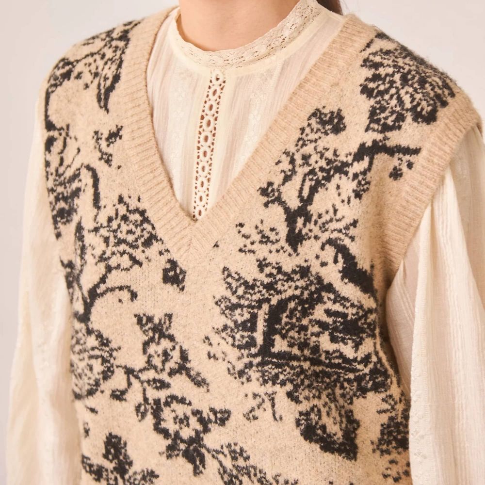 NEKANE Gilet Maille Jacquard NEKANE