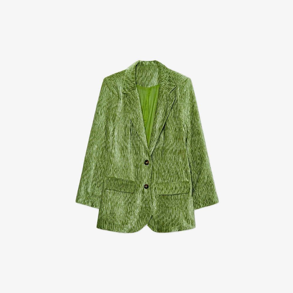 NEKANE Blazer Oversize Velour Cotelé NEKANE