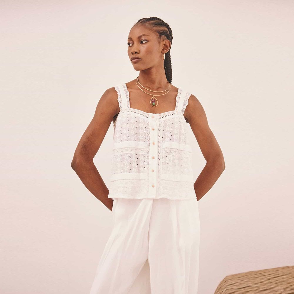 NEKANE Top MAHA Brodée NEKANE