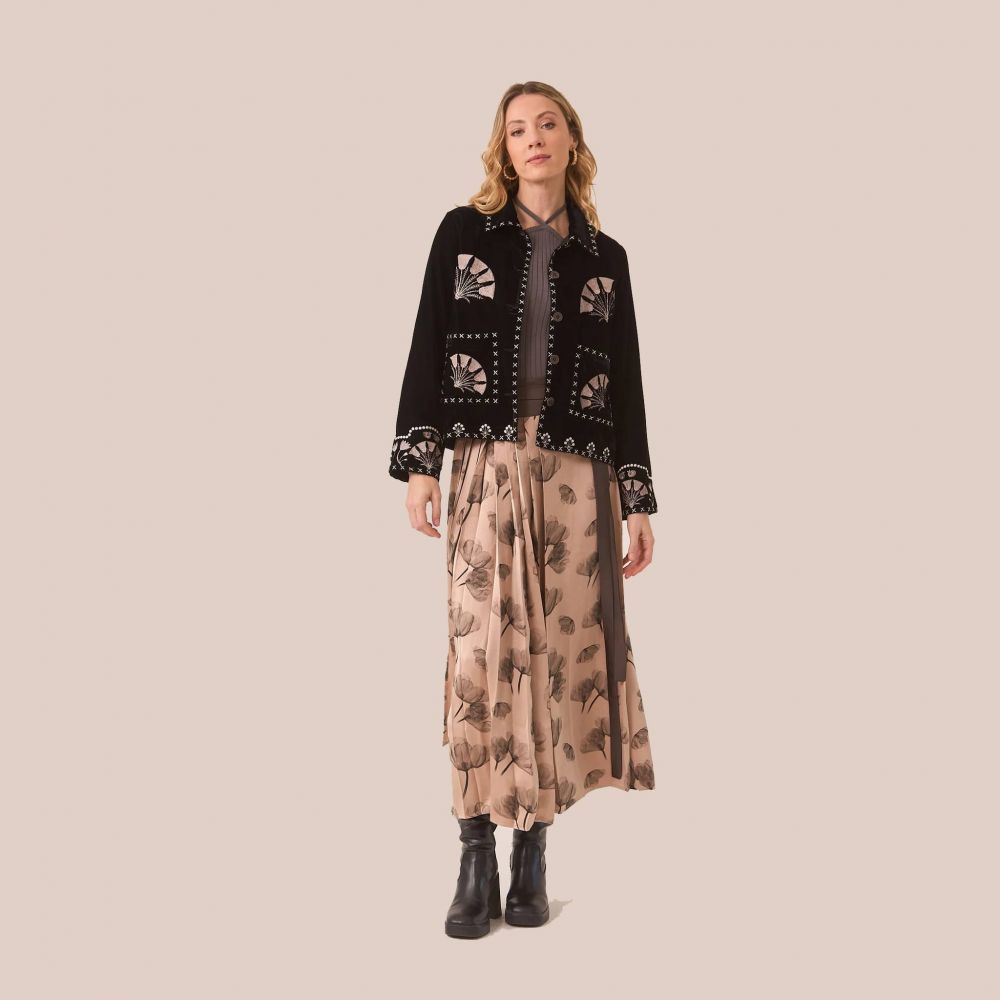 NEKANE Veste Velours Brodée NEKANE