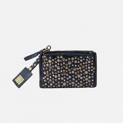 Portefeuille Cuir Clouté LONVINGTON BIBA