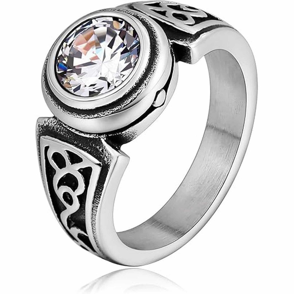 L'ANNEXE DES FILLES Bague Acier et CristalL'Annexe des Filles