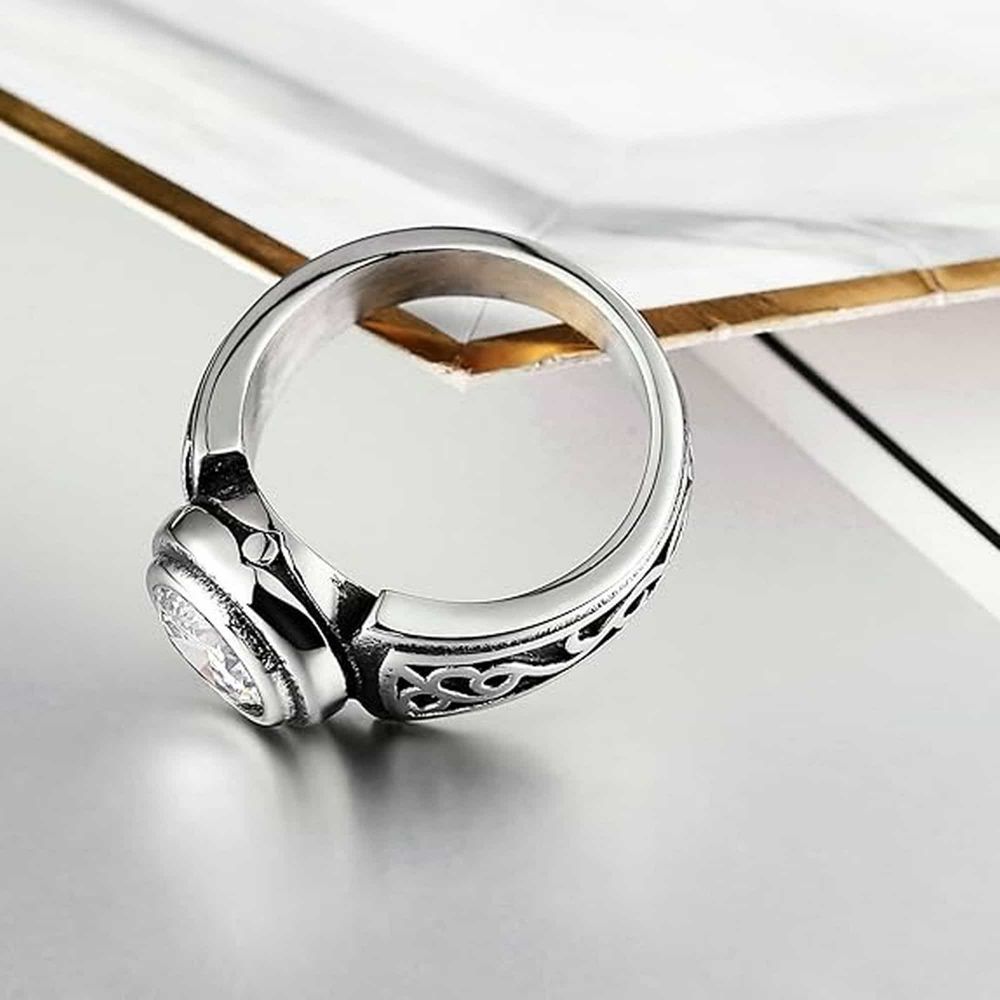 L'ANNEXE DES FILLES Bague Acier et CristalL'Annexe des Filles