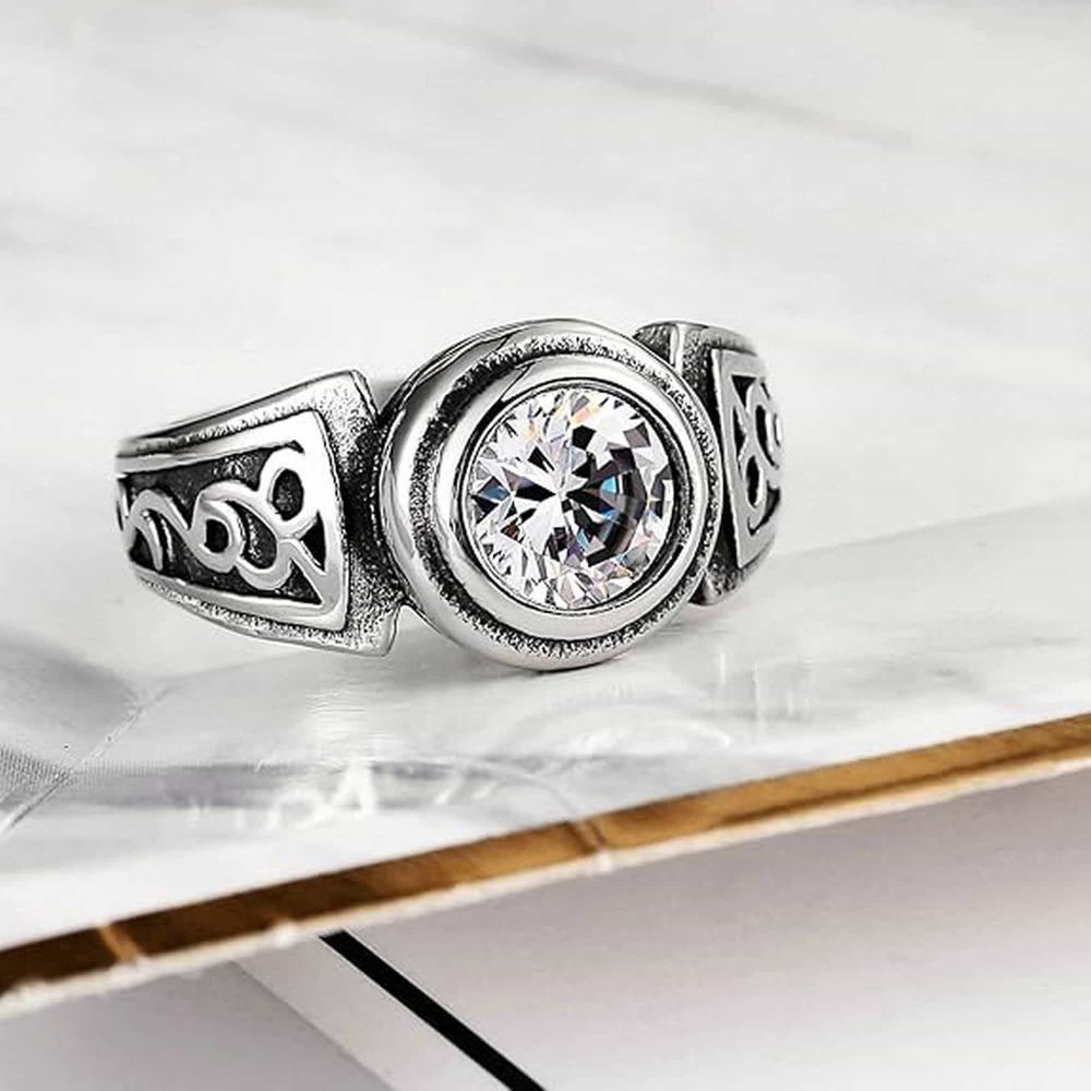 L'ANNEXE DES FILLES Bague Acier et CristalL'Annexe des Filles