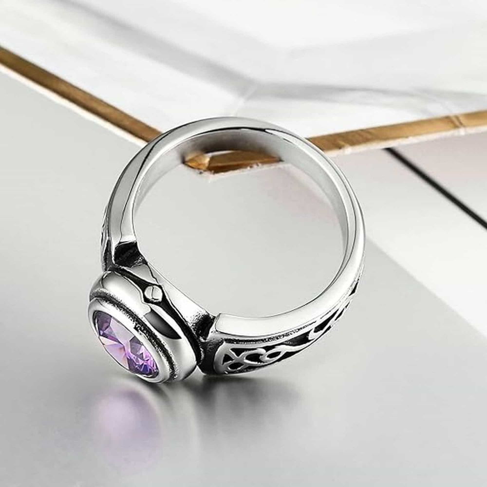 L'ANNEXE DES FILLES Bague Acier et CristalL'Annexe des Filles
