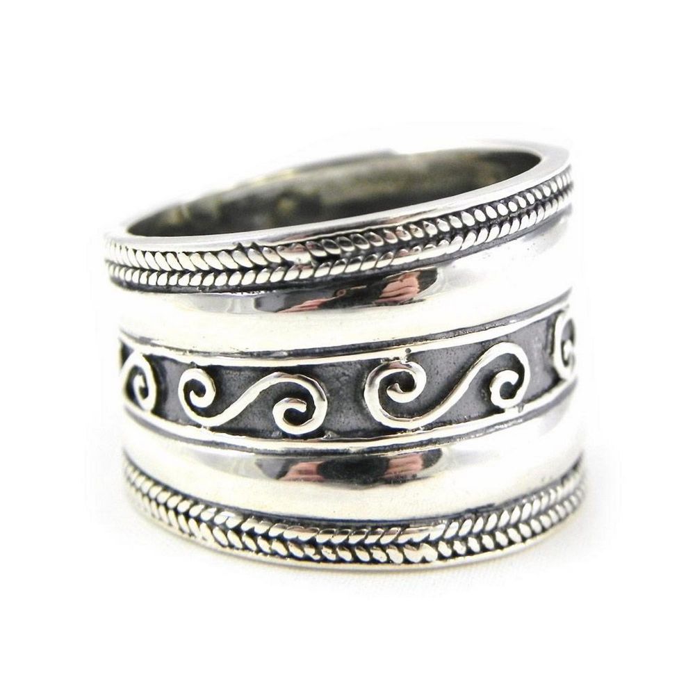 L'ANNEXE DES FILLES Bague Argent Ciselée