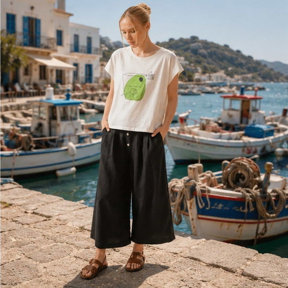 PAN PRODUCT BASICO T-Shirt Col Rond Imprimé PAN
