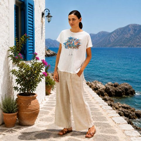 T-Shirt Oversize Imprimé PAN