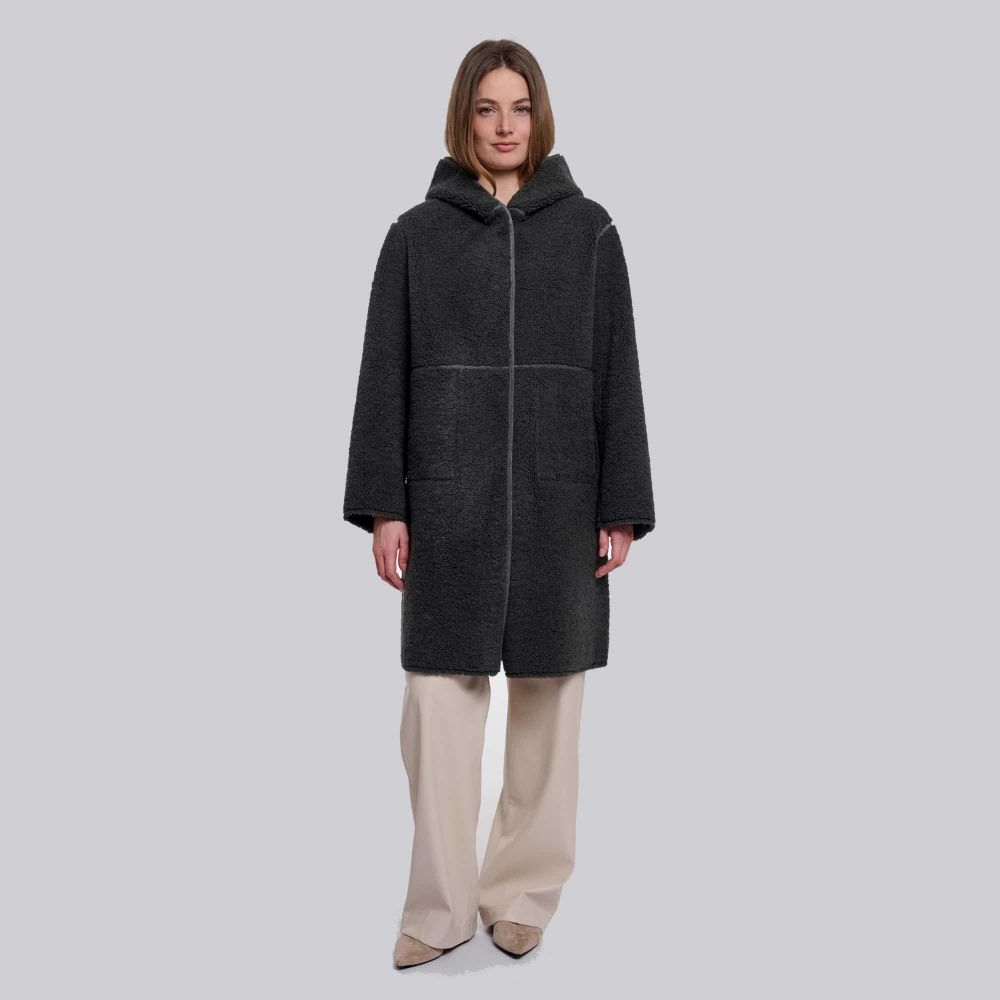 RINO PELLE Manteau Long Réversible AMI RINO PELLE