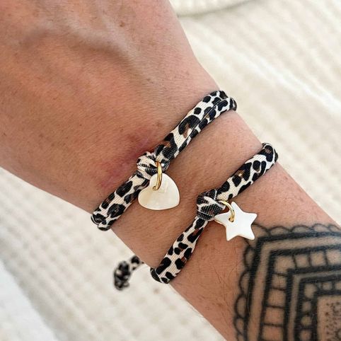 Bracelet Léopard Nacre Étoile