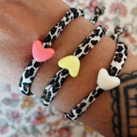 Bracelet Léopard Coeur