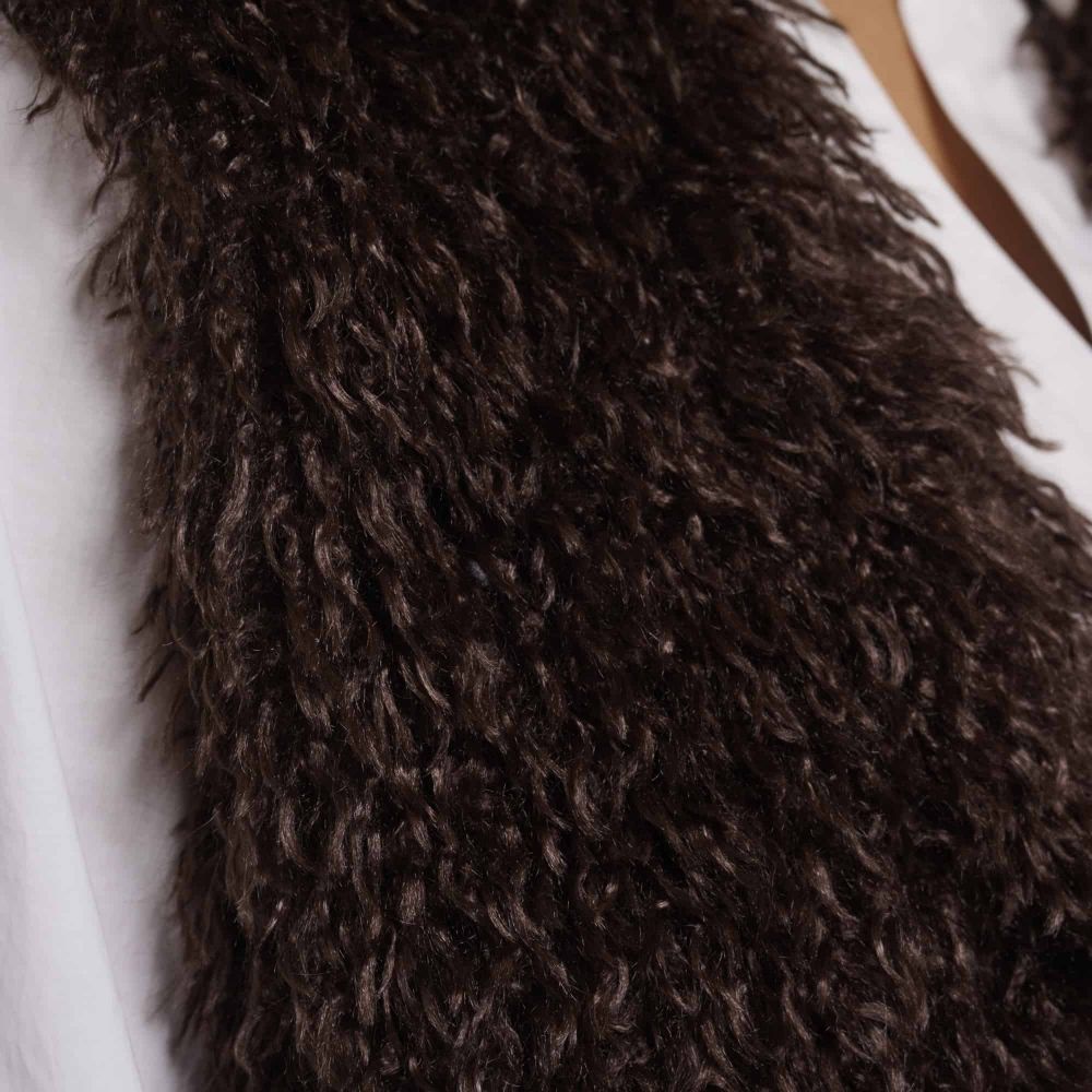 RINO PELLE Gilet Fausse Fourrure SENSY RINO PELLE