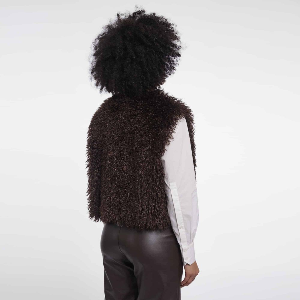 RINO PELLE Gilet Fausse Fourrure SENSY RINO PELLE